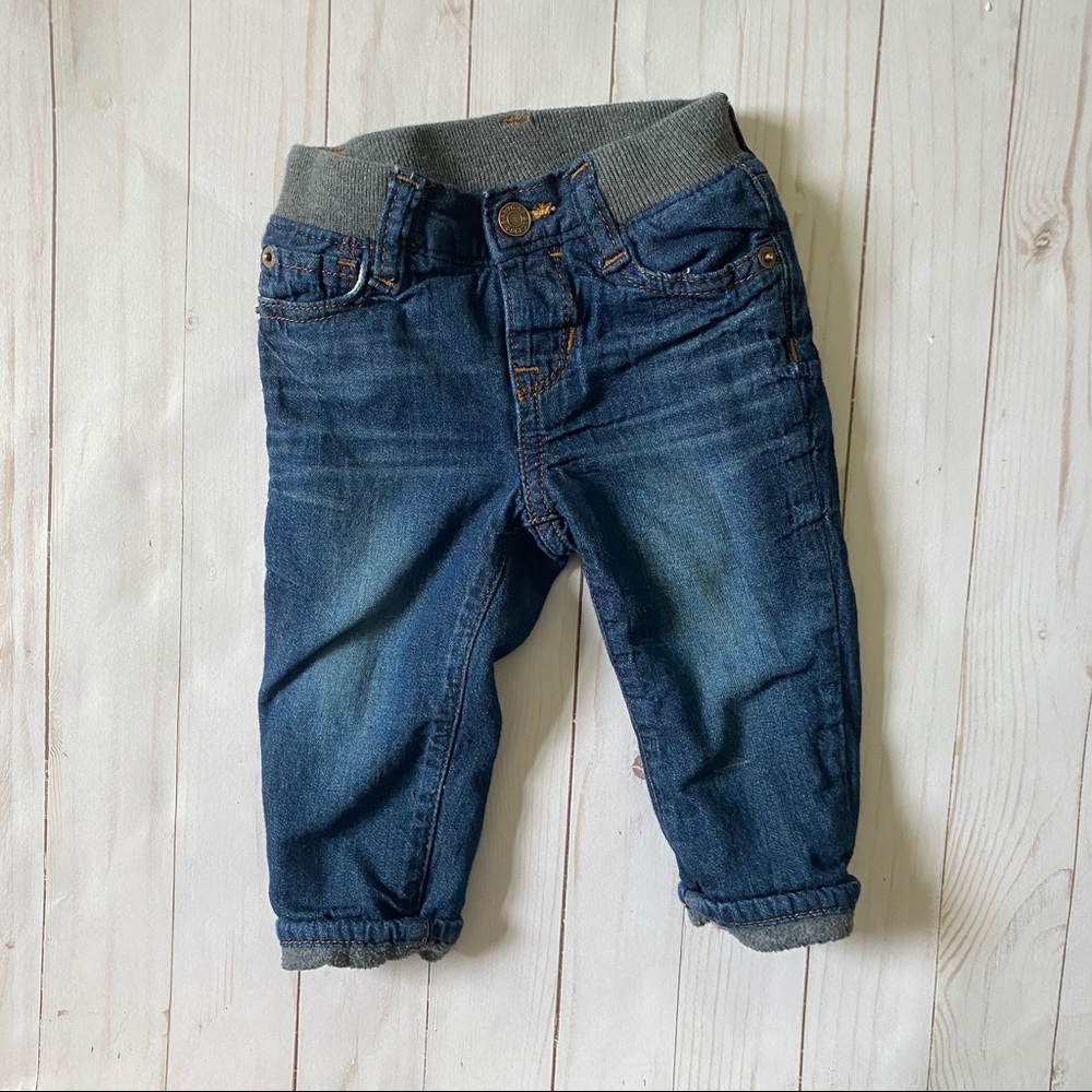 EUC Baby Gap Fleece Lined Jeans